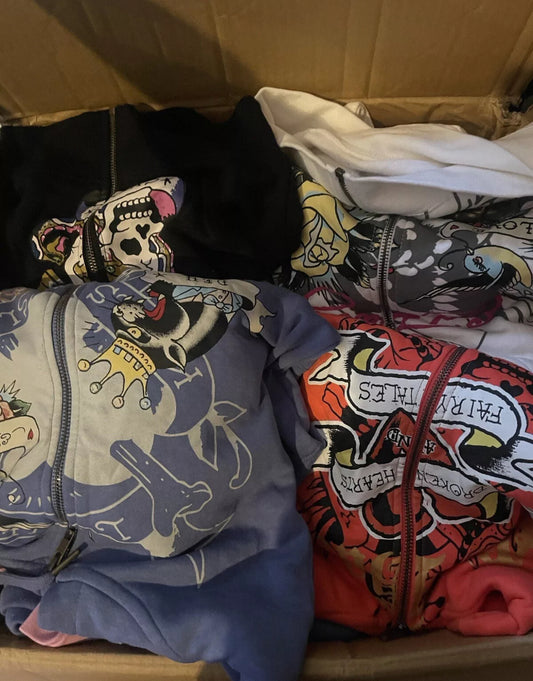 ed hardy hoodie joblot